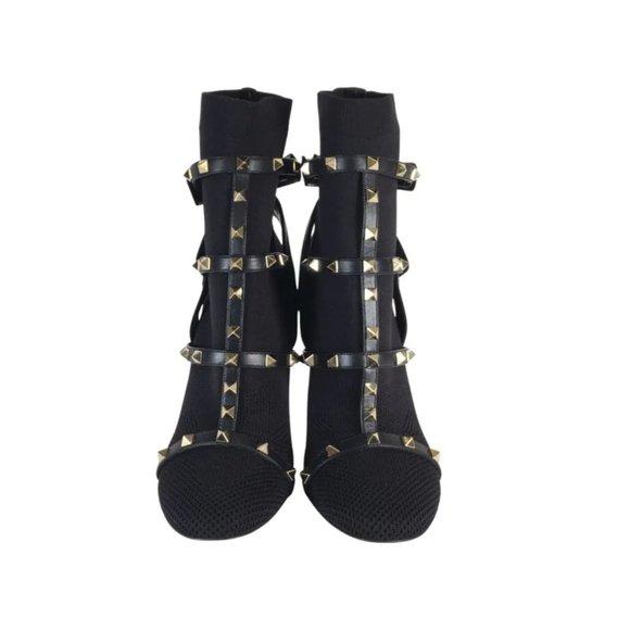 Valentino Rockstud Tronchetto Boots - Picture 1 of 5